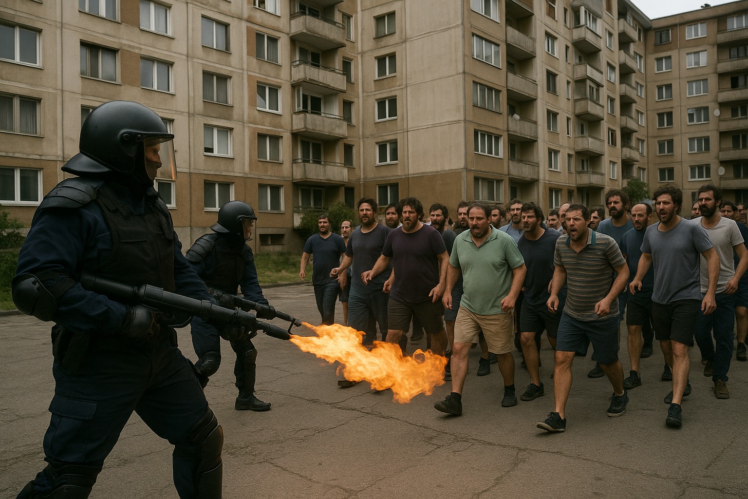 МВР взе Мерки: Жителите на „Дружба“ ще научат за липсата на топла вода чак в неделя